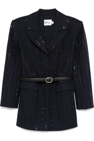 Self-Portrait Rhinestone-embellished blazer