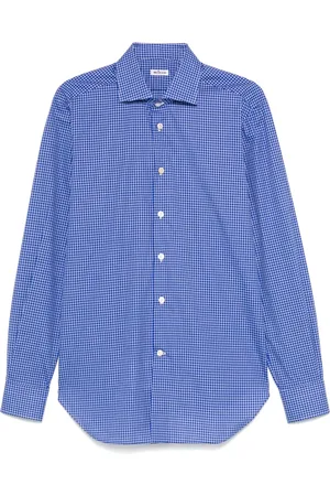 Kiton Check-pattern shirt
