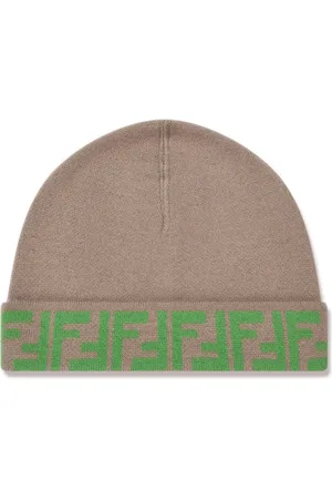 Fendi Zucca-monogram knitted beanie