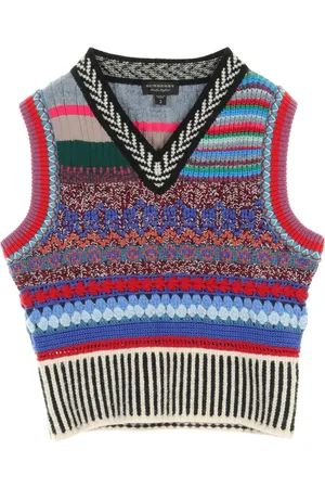 Burberry 2000s colour-block vest