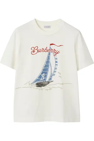 Burberry Sailboat-print cotton T-shirt