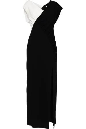 MEHTAP ELAIDI Dual fabric dress