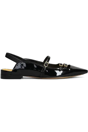 MARA BINI Leather ballerina shoes