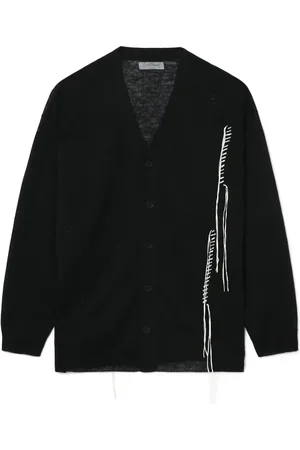 YOHJI YAMAMOTO Contrast-stitching cardigan