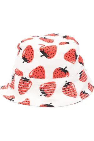 Stella McCartney Strawberry-print bucket hat