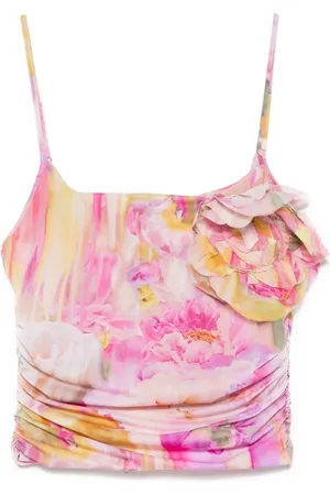BLUMARINE Floral-print top