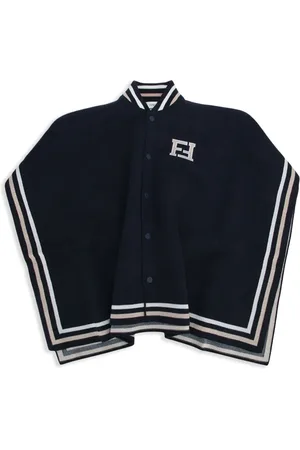 Fendi FF-jacquard cape