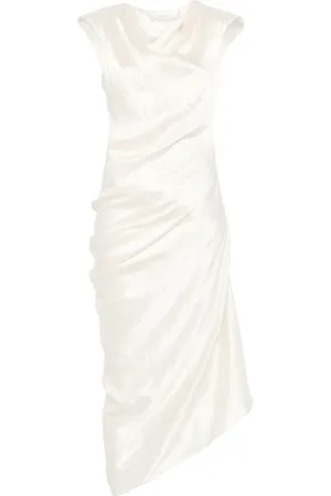 Alexander McQueen Asymmetric midi dress