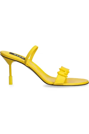 Msgm 85mm logo-plaque sandals