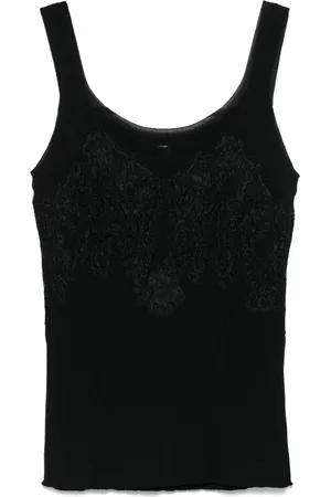 ERMANNO SCERVINO Lace-detail tank top