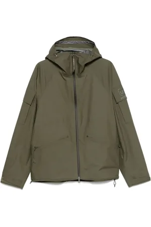 C.P. Company Logo-patch hooded jacket