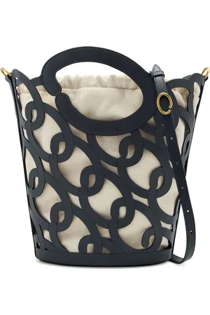 Oscar de la Renta Leather bucket bag