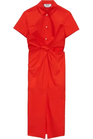 Msgm Cut-out shirtdress