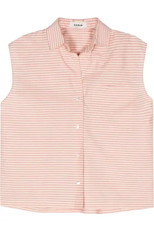 AERON Island sleeveless striped shirt