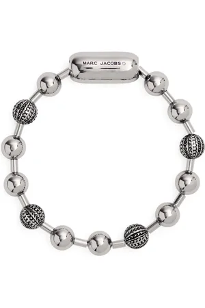Marc Jacobs Logo-engraved ball-chain bracelet