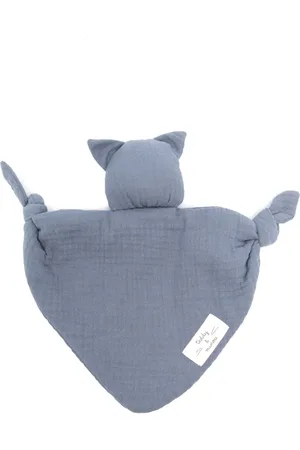 TEDDY & MINOU Padded animal-head blanket