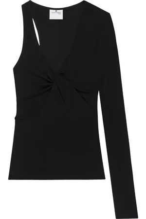 Courrèges Twist-detail asymmetric top