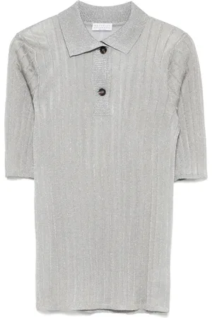 Brunello Cucinelli Ribbed polo shirt
