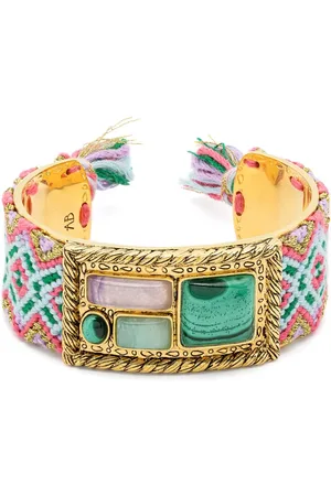 Aurélie Bidermann Malli embroidered bracelet