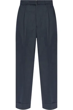 OFFICINE GENERALE Belted trousers