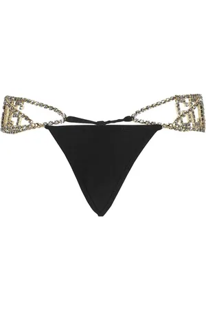 GCDS Crystal-embellished bikini