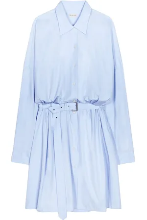 DRIES VAN NOTEN Belted shirt dress