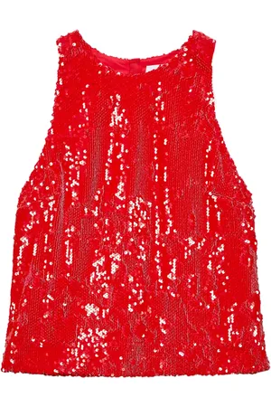 Msgm Sequinned top