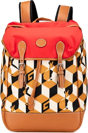 Gucci 2016-2024 Dans LeVert GG Nylon Rabbit backpack