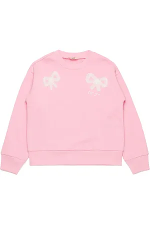 Nº21 Bow-appliqué sweatshirt