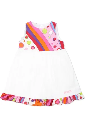 PUCCI Junior Fontane-print dress