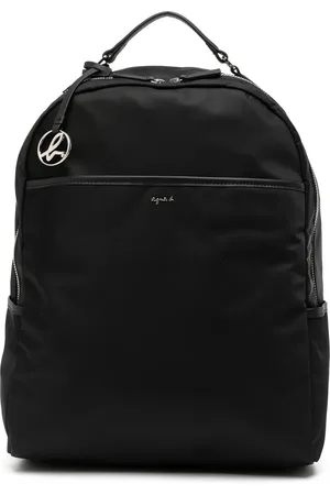 AGNÈS B. Logo-plaque zip-fastening backpack