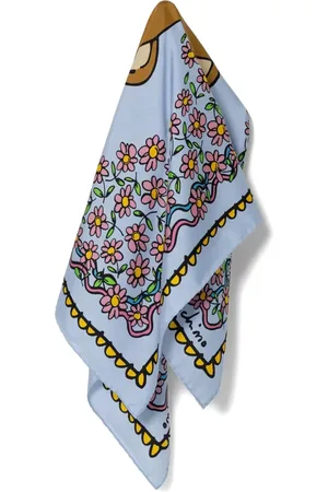 Moschino Teddy Bear silk scarf