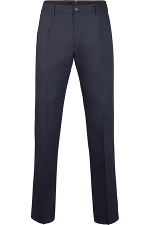 MOORER Pleat-detail trousers