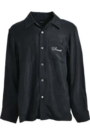 Breathe Logo-embroidered shirt
