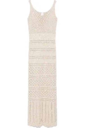 ELEVENTY Pointelle-knit dress