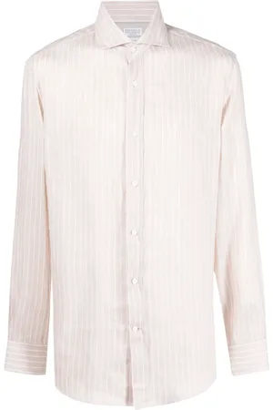 Brunello Cucinelli Striped long-sleeve shirt