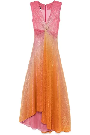 TALBOT RUNHOF Gradient lurex gown