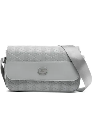 Lacoste Nomogramme leather flap close bag