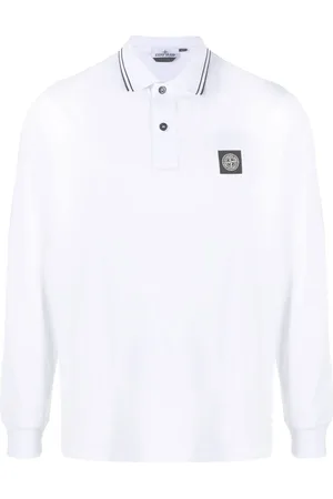 Stone Island Compass-motif polo shirt