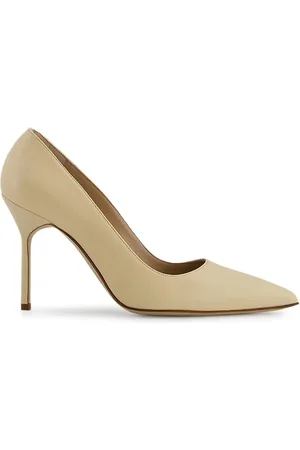 Manolo Blahnik 105mm leather pumps