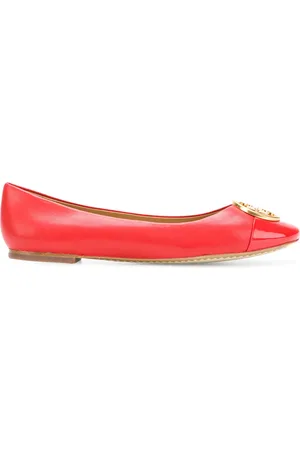 Tory Burch Logo plaque ballerinas