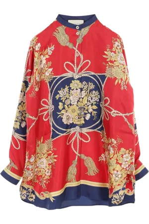 Gucci 2010s floral-print blouse