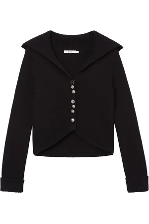 B+AB Wide-lapel cardigan