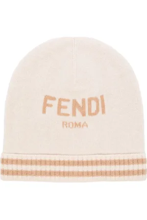 Fendi Logo-intarsia beanie
