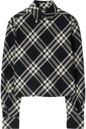 Burberry Cotton cropped shirt