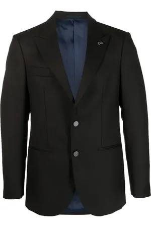 D4.0 Single-breasted wool blazer