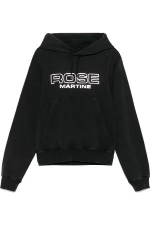 MARTINE ROSE Raised-logo hoodie