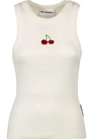Des Phemmes Embroidered-motif tank top