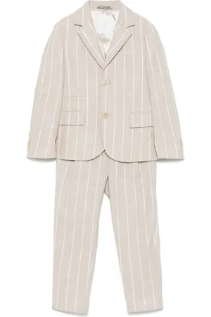 ELEVENTY Striped suit