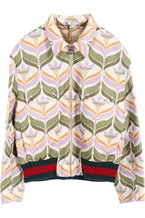 Gucci 2020s x adidas Trefoil-print jacket